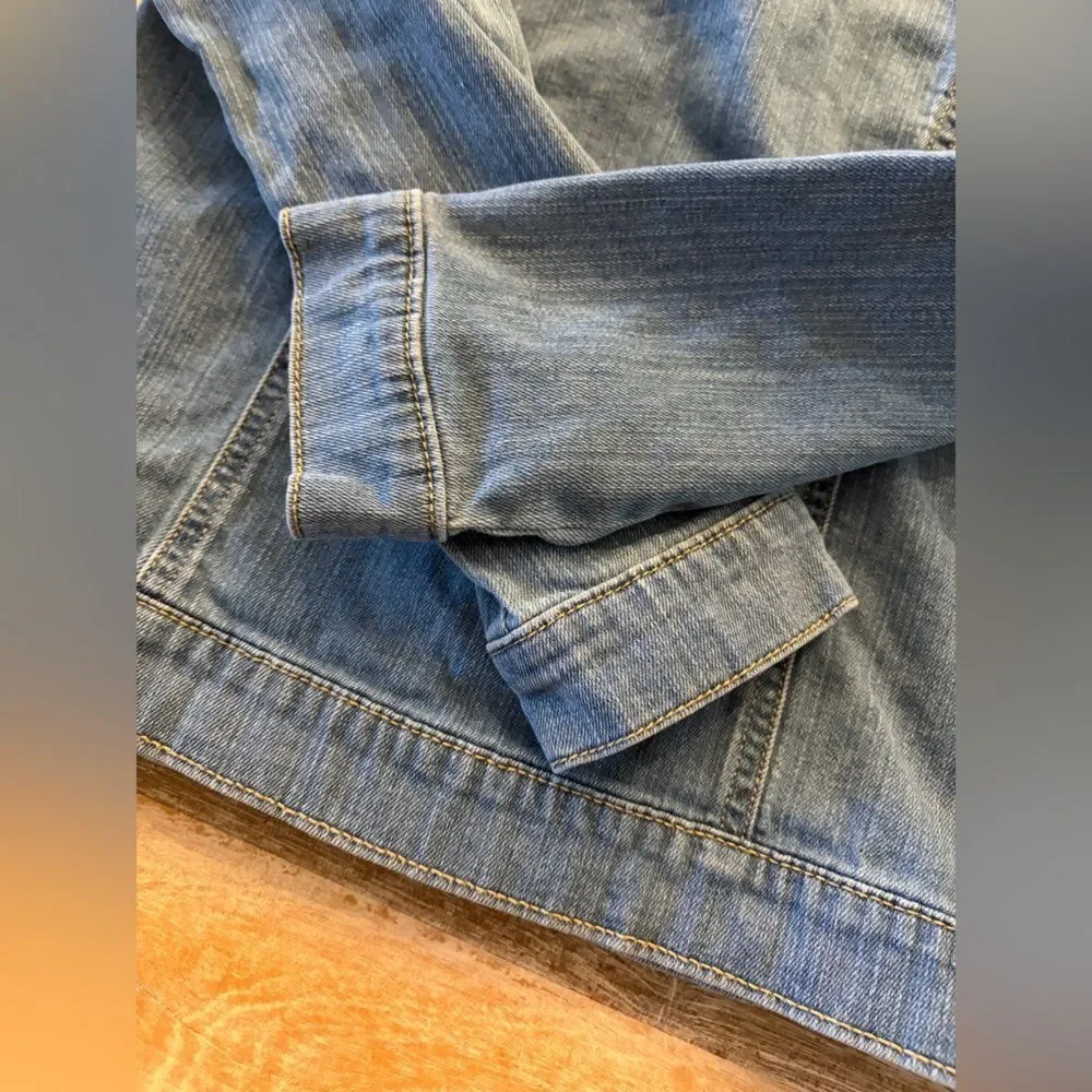 Carter's Denim Jean Jacket‎ Kids Size 7 Light Blue Classic Unisex Fall